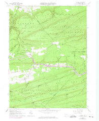 Carroll Pennsylvania Historical topographic map, 1:24000 scale, 7.5 X 7.5 Minute, Year 1965