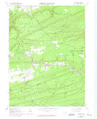 Carroll Pennsylvania Historical topographic map, 1:24000 scale, 7.5 X 7.5 Minute, Year 1965