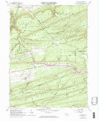 Carroll Pennsylvania Historical topographic map, 1:24000 scale, 7.5 X 7.5 Minute, Year 1965