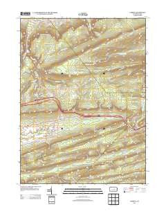 Carroll Pennsylvania Historical topographic map, 1:24000 scale, 7.5 X 7.5 Minute, Year 2013