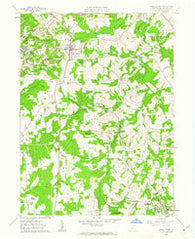 Carrolltown Pennsylvania Historical topographic map, 1:24000 scale, 7.5 X 7.5 Minute, Year 1961