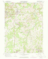 Carrolltown Pennsylvania Historical topographic map, 1:24000 scale, 7.5 X 7.5 Minute, Year 1961