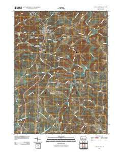Carrolltown Pennsylvania Historical topographic map, 1:24000 scale, 7.5 X 7.5 Minute, Year 2010