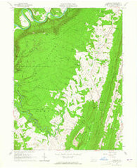 Cassville Pennsylvania Historical topographic map, 1:24000 scale, 7.5 X 7.5 Minute, Year 1963