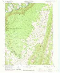 Cassville Pennsylvania Historical topographic map, 1:24000 scale, 7.5 X 7.5 Minute, Year 1963