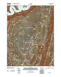 Cassville Pennsylvania Historical topographic map, 1:24000 scale, 7.5 X 7.5 Minute, Year 2010
