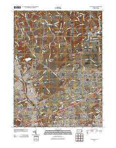 Catasauqua Pennsylvania Historical topographic map, 1:24000 scale, 7.5 X 7.5 Minute, Year 2010