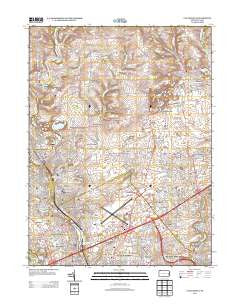 Catasauqua Pennsylvania Historical topographic map, 1:24000 scale, 7.5 X 7.5 Minute, Year 2013