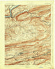 Catawissa Pennsylvania Historical topographic map, 1:62500 scale, 15 X 15 Minute, Year 1894