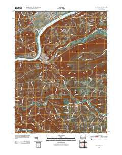 Catawissa Pennsylvania Historical topographic map, 1:24000 scale, 7.5 X 7.5 Minute, Year 2010