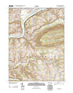 Catawissa Pennsylvania Historical topographic map, 1:24000 scale, 7.5 X 7.5 Minute, Year 2013