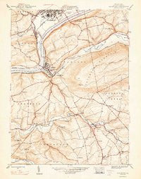 Catawissa Pennsylvania Historical topographic map, 1:24000 scale, 7.5 X 7.5 Minute, Year 1947