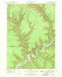 Cedar Run Pennsylvania Historical topographic map, 1:24000 scale, 7.5 X 7.5 Minute, Year 1946