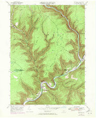 Cedar Run Pennsylvania Historical topographic map, 1:24000 scale, 7.5 X 7.5 Minute, Year 1946