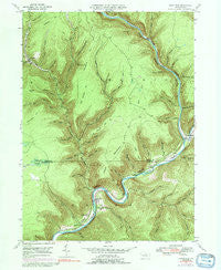 Cedar Run Pennsylvania Historical topographic map, 1:24000 scale, 7.5 X 7.5 Minute, Year 1946