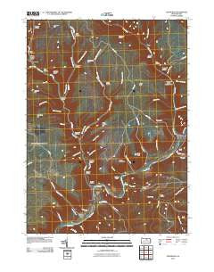 Cedar Run Pennsylvania Historical topographic map, 1:24000 scale, 7.5 X 7.5 Minute, Year 2010