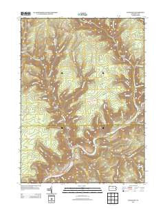 Cedar Run Pennsylvania Historical topographic map, 1:24000 scale, 7.5 X 7.5 Minute, Year 2013