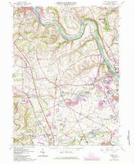 Cementon Pennsylvania Historical topographic map, 1:24000 scale, 7.5 X 7.5 Minute, Year 1964