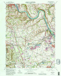 Cementon Pennsylvania Historical topographic map, 1:24000 scale, 7.5 X 7.5 Minute, Year 1992