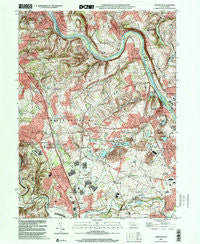 Cementon Pennsylvania Historical topographic map, 1:24000 scale, 7.5 X 7.5 Minute, Year 1999