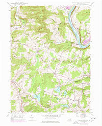 Center Moreland Pennsylvania Historical topographic map, 1:24000 scale, 7.5 X 7.5 Minute, Year 1946