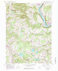 Center Moreland Pennsylvania Historical topographic map, 1:24000 scale, 7.5 X 7.5 Minute, Year 1946