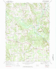 Centerville Pennsylvania Historical topographic map, 1:24000 scale, 7.5 X 7.5 Minute, Year 1967