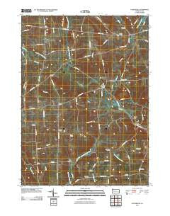 Centerville Pennsylvania Historical topographic map, 1:24000 scale, 7.5 X 7.5 Minute, Year 2010
