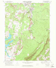 Central City Pennsylvania Historical topographic map, 1:24000 scale, 7.5 X 7.5 Minute, Year 1971