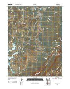 Central City Pennsylvania Historical topographic map, 1:24000 scale, 7.5 X 7.5 Minute, Year 2010