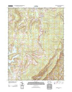 Central City Pennsylvania Historical topographic map, 1:24000 scale, 7.5 X 7.5 Minute, Year 2013