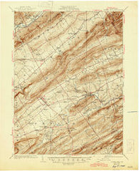 Centre Hall Pennsylvania Historical topographic map, 1:62500 scale, 15 X 15 Minute, Year 1929
