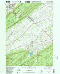 Centre Hall Pennsylvania Historical topographic map, 1:24000 scale, 7.5 X 7.5 Minute, Year 1998