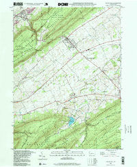 Centre Hall Pennsylvania Historical topographic map, 1:24000 scale, 7.5 X 7.5 Minute, Year 1998