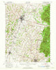 Chambersburg Pennsylvania Historical topographic map, 1:62500 scale, 15 X 15 Minute, Year 1943