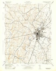 Chambersburg Pennsylvania Historical topographic map, 1:31680 scale, 7.5 X 7.5 Minute, Year 1944