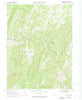 Chaneysville Pennsylvania Historical topographic map, 1:24000 scale, 7.5 X 7.5 Minute, Year 1968