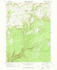 Cherry Flats Pennsylvania Historical topographic map, 1:24000 scale, 7.5 X 7.5 Minute, Year 1970