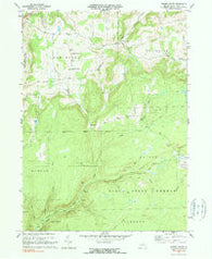 Cherry Flats Pennsylvania Historical topographic map, 1:24000 scale, 7.5 X 7.5 Minute, Year 1970