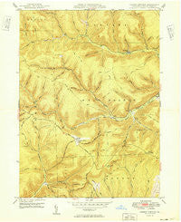 Cherry Springs Pennsylvania Historical topographic map, 1:24000 scale, 7.5 X 7.5 Minute, Year 1949