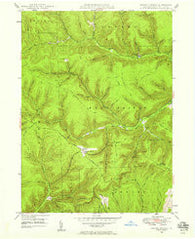 Cherry Springs Pennsylvania Historical topographic map, 1:24000 scale, 7.5 X 7.5 Minute, Year 1947