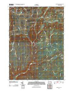 Cherry Flats Pennsylvania Historical topographic map, 1:24000 scale, 7.5 X 7.5 Minute, Year 2010