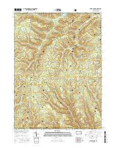 Cherry Grove Pennsylvania Current topographic map, 1:24000 scale, 7.5 X 7.5 Minute, Year 2016