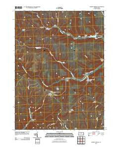 Cherry Springs Pennsylvania Historical topographic map, 1:24000 scale, 7.5 X 7.5 Minute, Year 2010