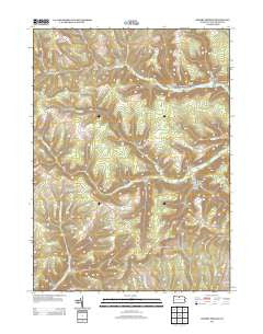Cherry Springs Pennsylvania Historical topographic map, 1:24000 scale, 7.5 X 7.5 Minute, Year 2013