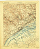 Chester Pennsylvania Historical topographic map, 1:62500 scale, 15 X 15 Minute, Year 1898