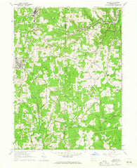 Chicora Pennsylvania Historical topographic map, 1:24000 scale, 7.5 X 7.5 Minute, Year 1964