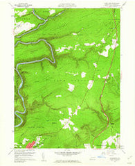 Christmans Pennsylvania Historical topographic map, 1:24000 scale, 7.5 X 7.5 Minute, Year 1960