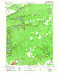 Christmans Pennsylvania Historical topographic map, 1:24000 scale, 7.5 X 7.5 Minute, Year 1960