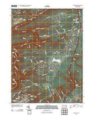 Christmans Pennsylvania Historical topographic map, 1:24000 scale, 7.5 X 7.5 Minute, Year 2010